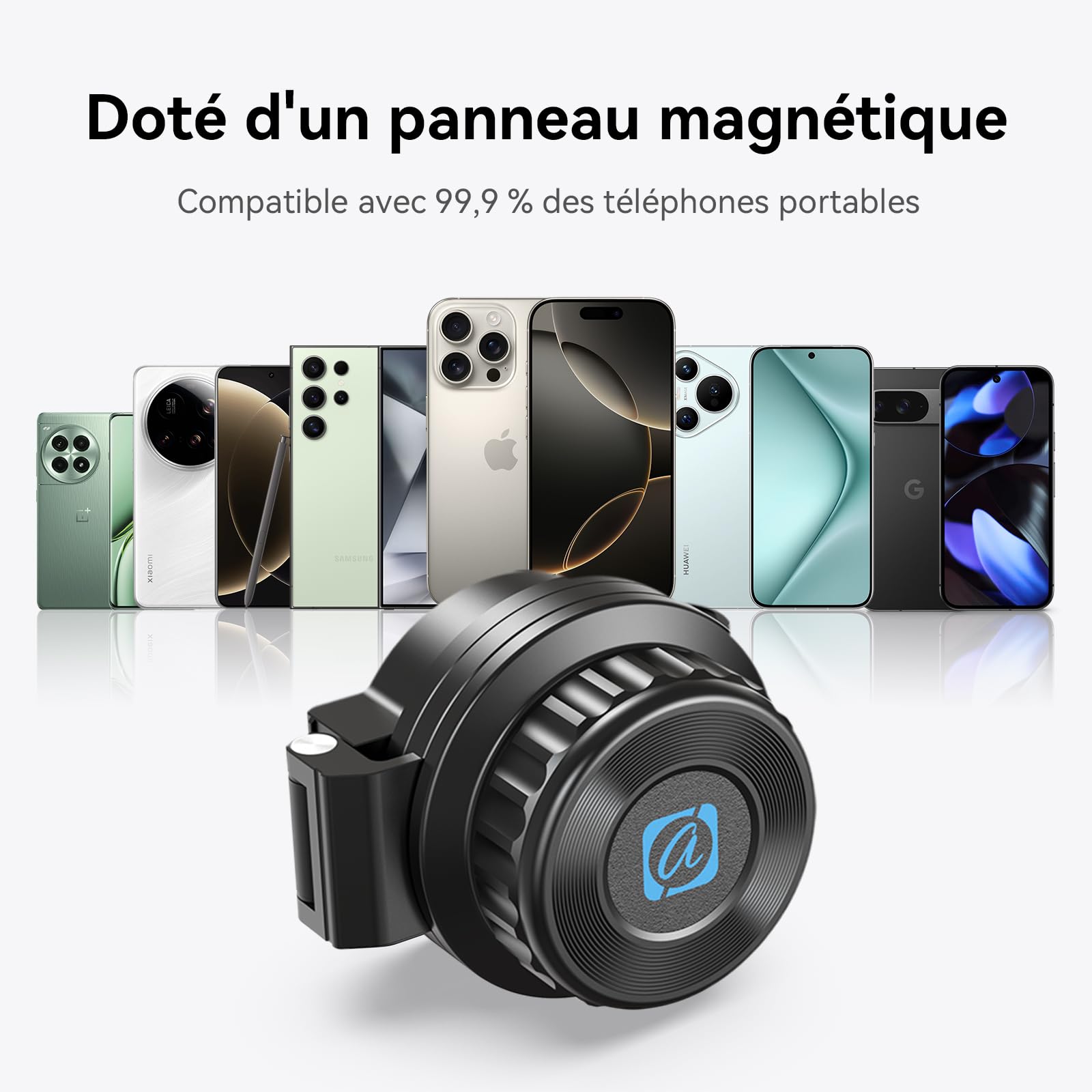 APEXEL Adaptateur Universel magnétique pour téléphone Portable pour Jumelles, monoculaires, Observation des Oiseaux et microscopes - Adaptateur oculaire de 45 à 55 mm - Compatible avec Tous Les