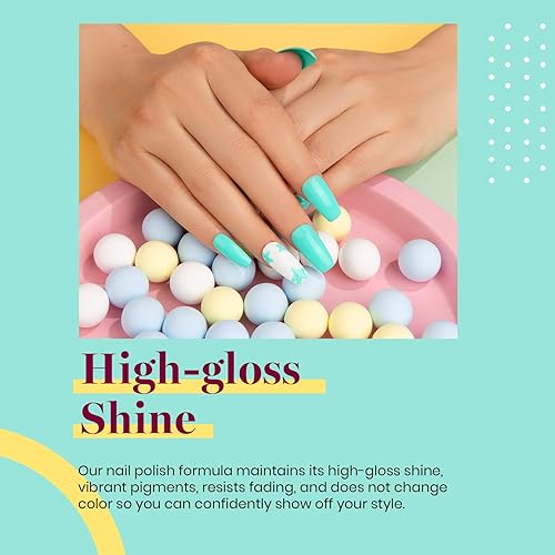 Miniatura 527 de Beetles - Esmalte de uñas en gel de 0.5 onzas fluidas (15ml), curado con lámpara LED, extracción por remojo, para arte de uñas, estética