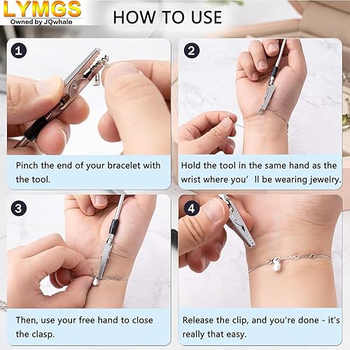 Miniatura 3 de Pulsera de mano que lleva herramienta de palo abrazadera larga cadena de mano fija ayuda a las mujeres con bridas de pulsera cierres de reloj