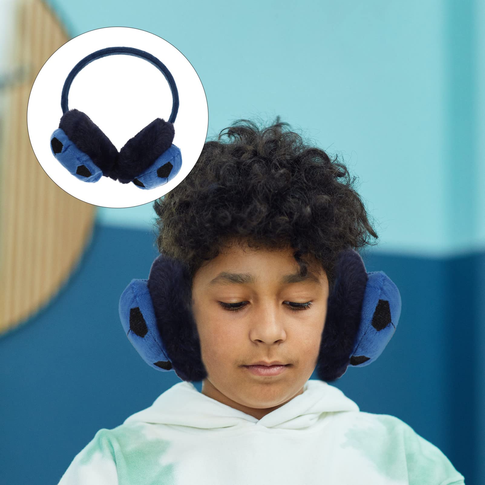 BESPORTBLE Winter Headband Adjustable Ear Warmer Cycling Ear Warmer Winter Warm Soft Plush Earmuffs Boys Soccer Ear Warmer for Outdoor Foldable Ear Warmer Fleece Ear Warmer Outdoor Man Gift