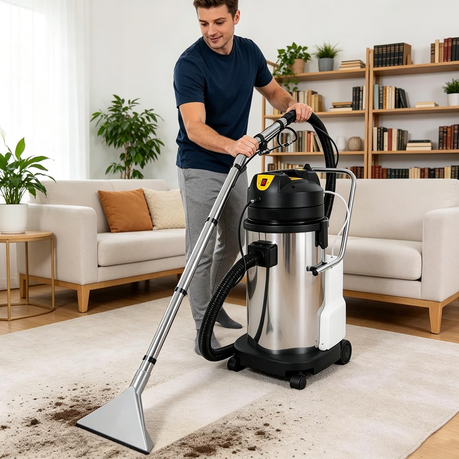 Carpet Cleaning Machine, Carpets Spraying Floor Brush Cleaner Extractor 80L