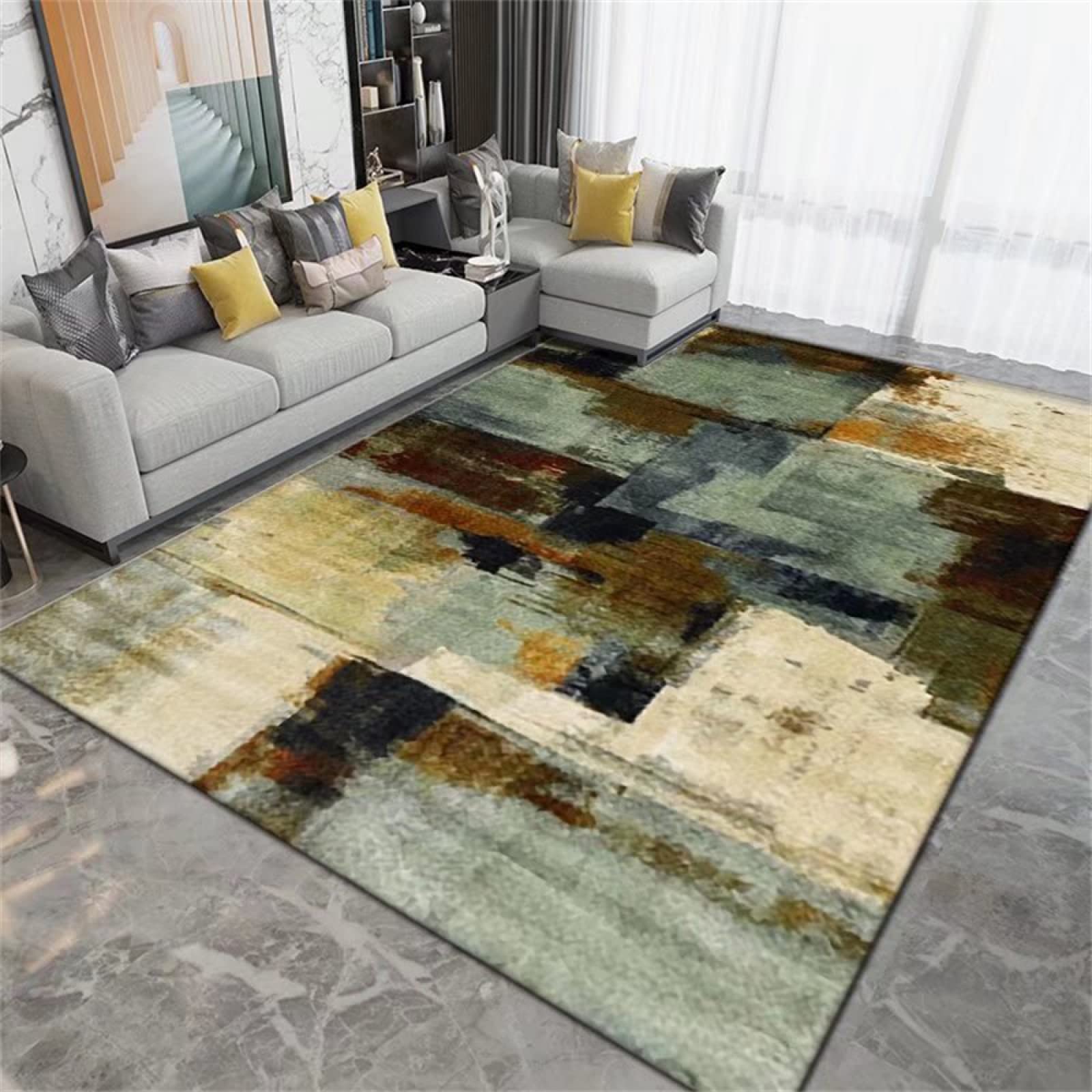 Tapis moderne salon pour une chambre garçon douce et design
