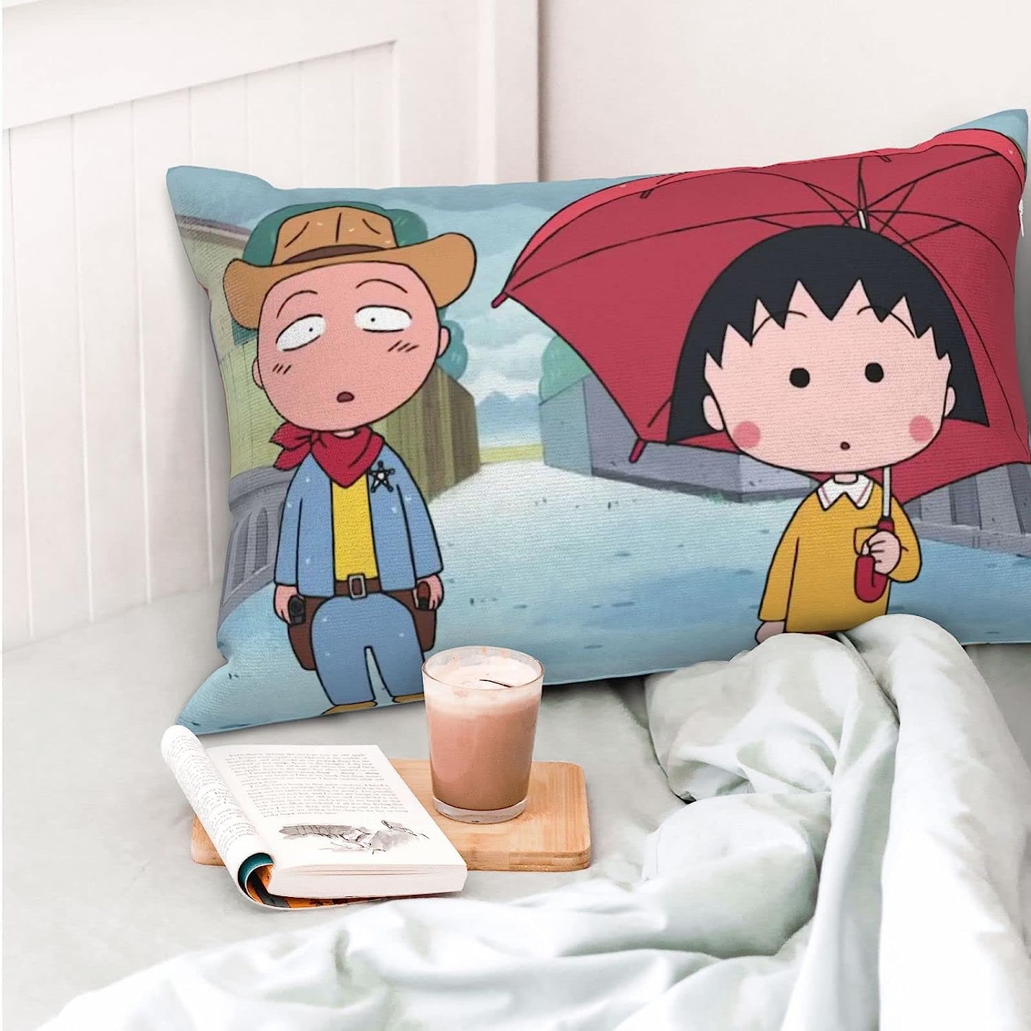 Amazon｜ちびまる子ちゃん 枕カバー ピローケース ホテル品質100
