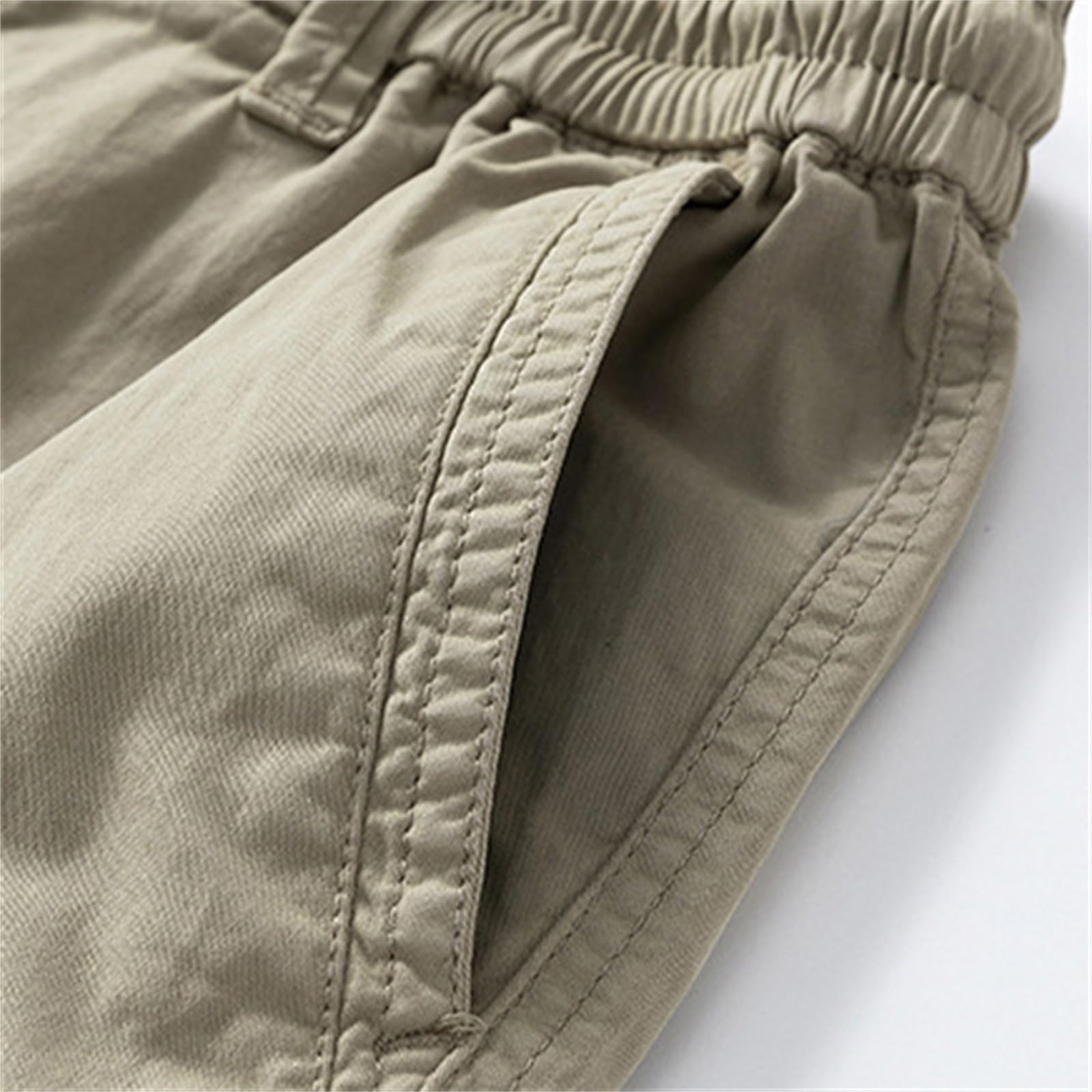 Pantalones de Fitness para Hombres Tejido de Sarga Resistente al Desgaste Anti-Arrugas y fácil de cuidar Ajuste Holgado y cómodo idóneos para rutinas de Deporte y Movimiento