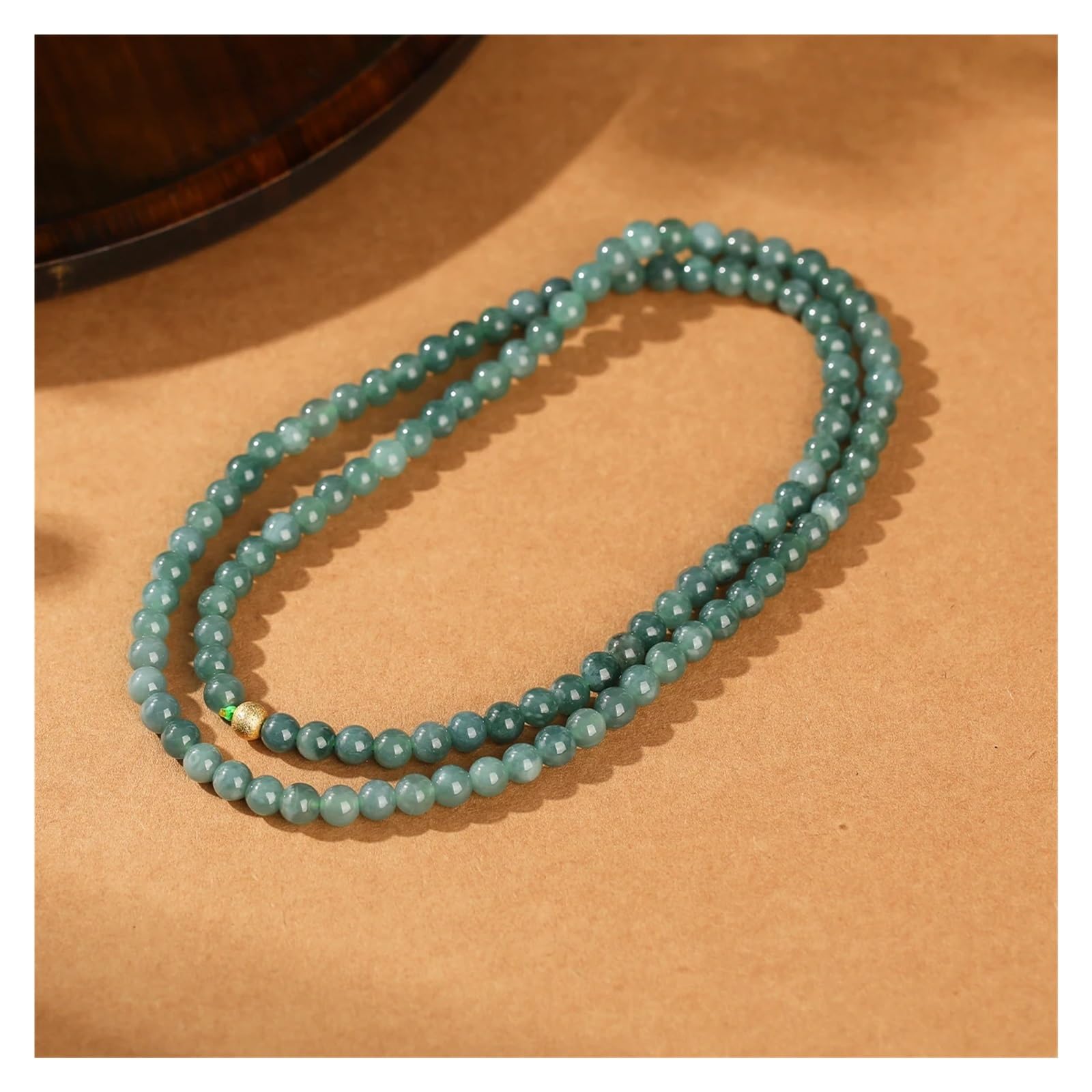 braccialetto di perline Braccialetti multistrato con perline in pietra naturale, da donna, vintage, tutti abbinabili, collane elastiche for yoga e meditazione