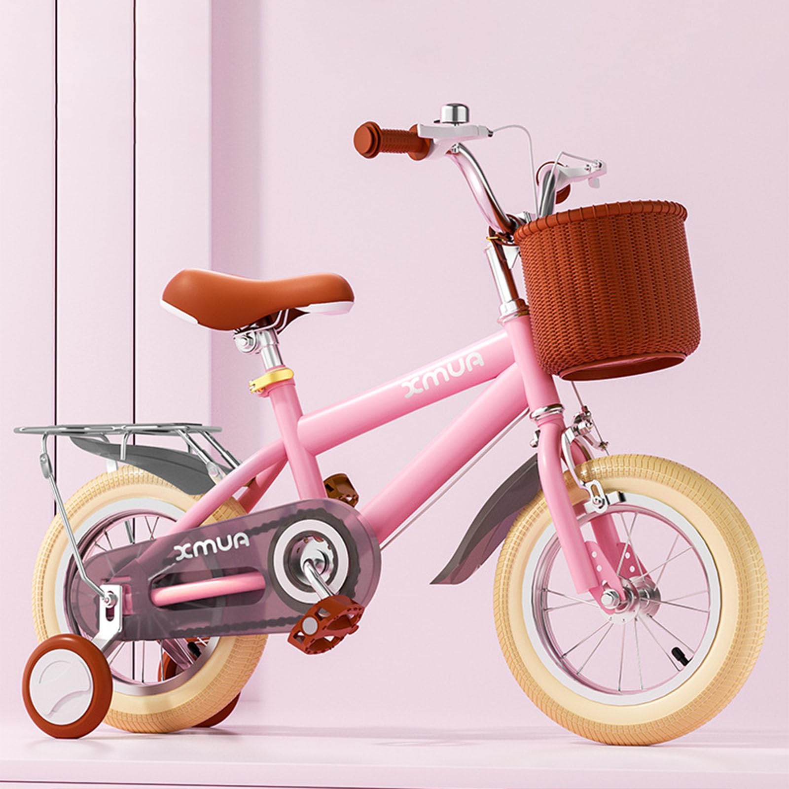 Amazon.co.jp: 子供用自転車 補助輪付き カゴ付き 高さ調節可能