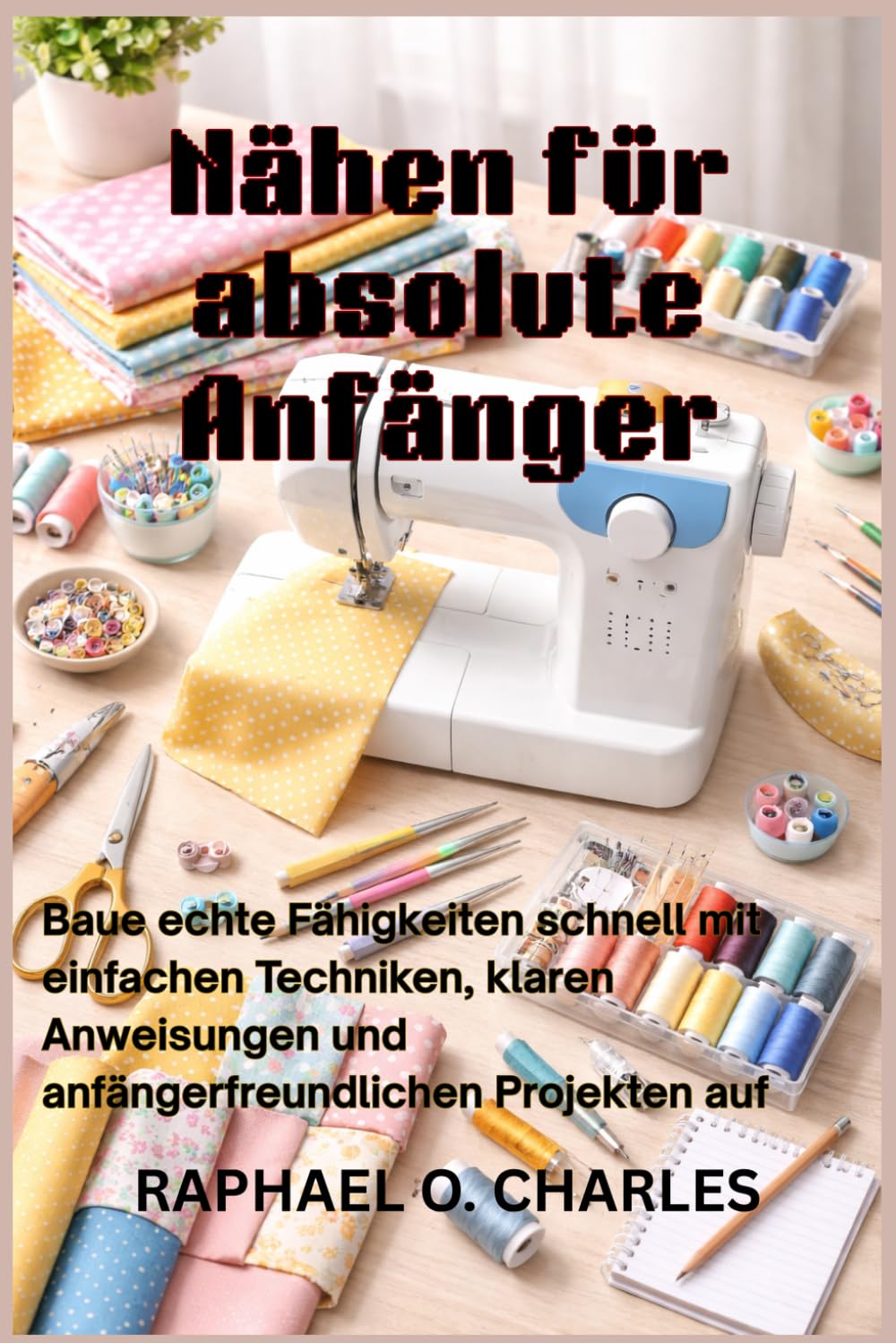 Nähen für absolute Anfänger: Baue echte Fähigkeiten schnell mit einfachen Techniken, klaren Anweisungen und anfängerfreundlichen Projekten auf