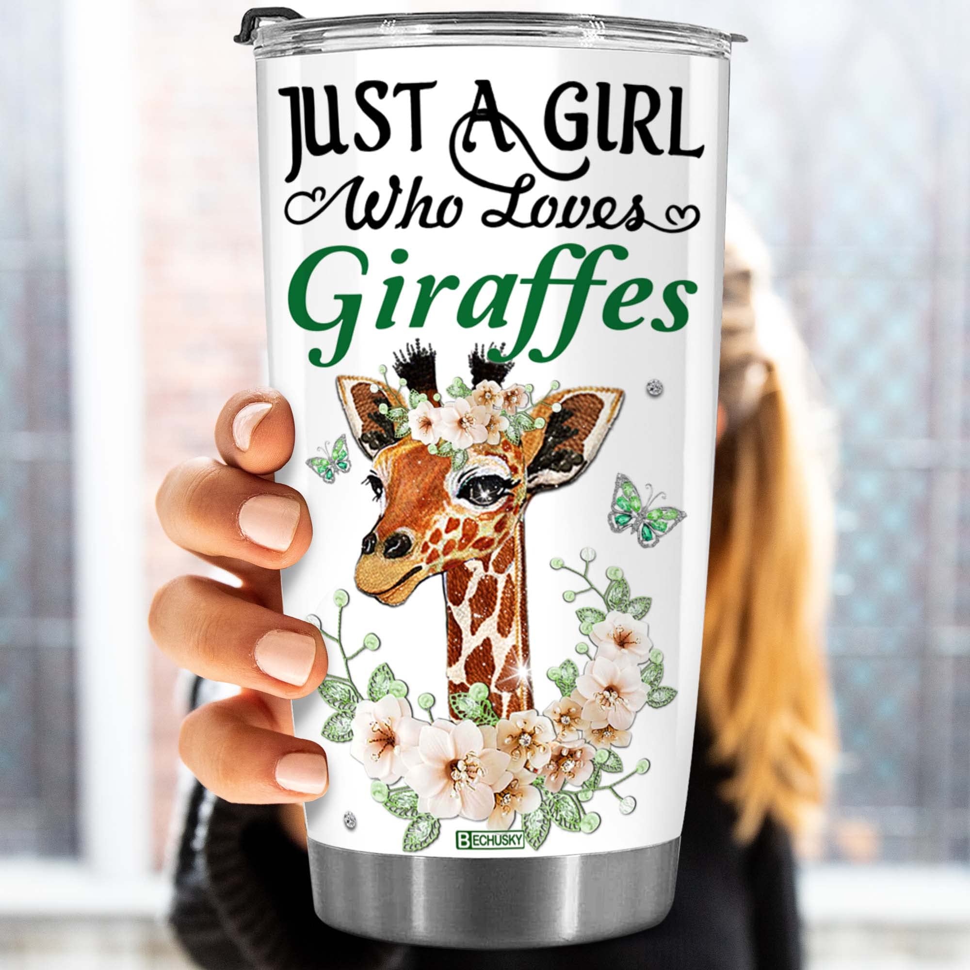 QOJUYO Giraffen-Decke 152x127 Cm – Kuscheliges Geschenk Für Giraffen-Fans