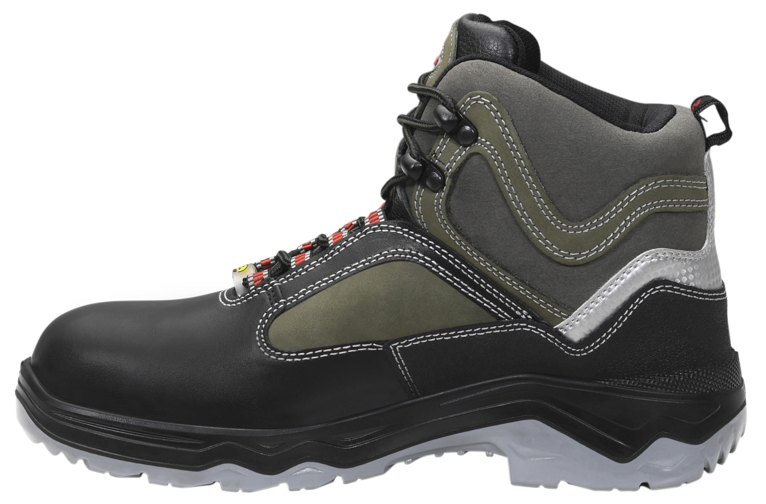 ELTEN Lex ESD S3S, Zapatos de Seguridad para Mujer y Hombre, Ligero, Puntera de Acero, Material Superior: Piel + Textil, Forro Interior: Textil (Transpirable), Talla 39