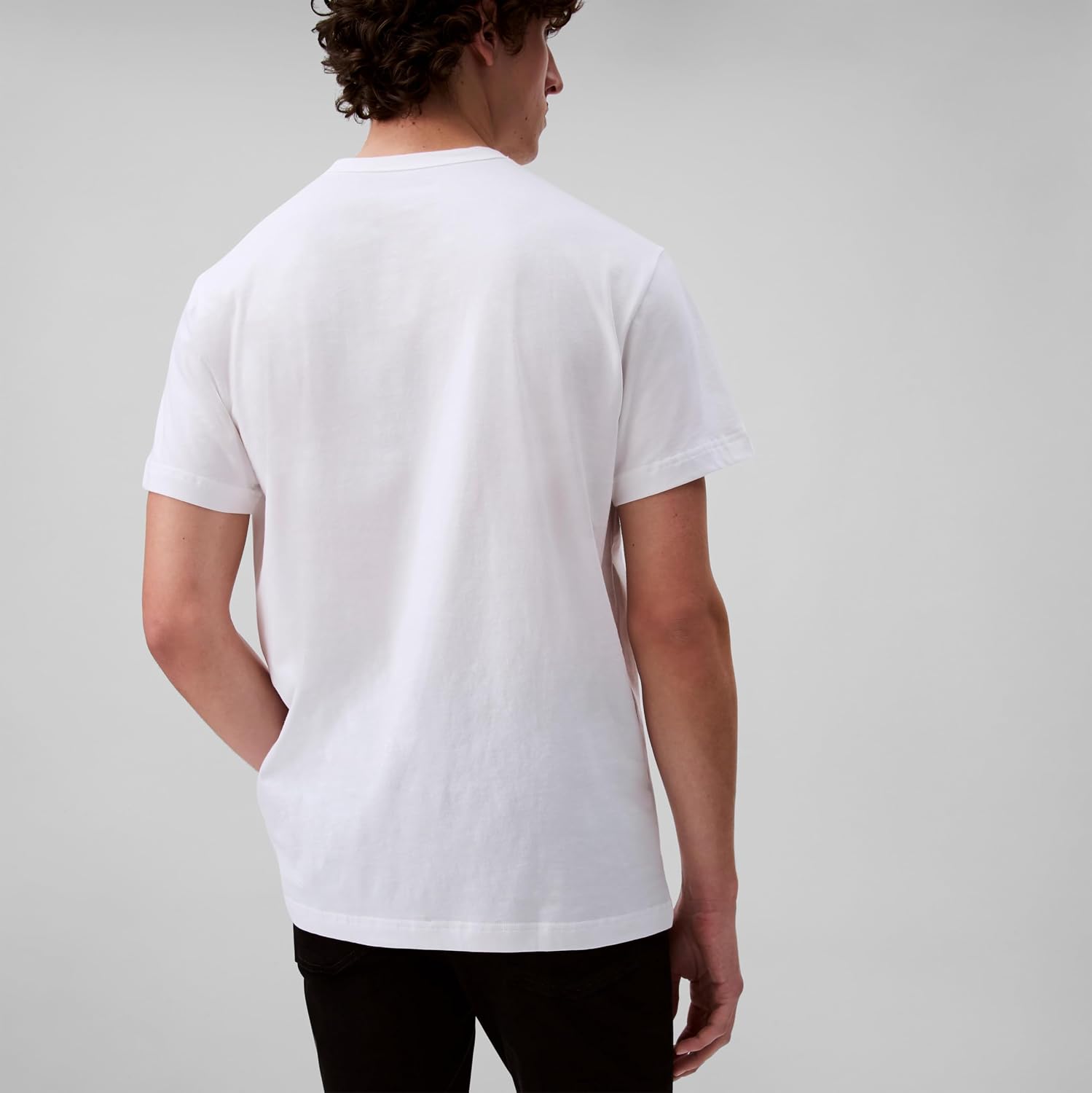 Calvin Klein Men's Logo Sleep Tee Classic White