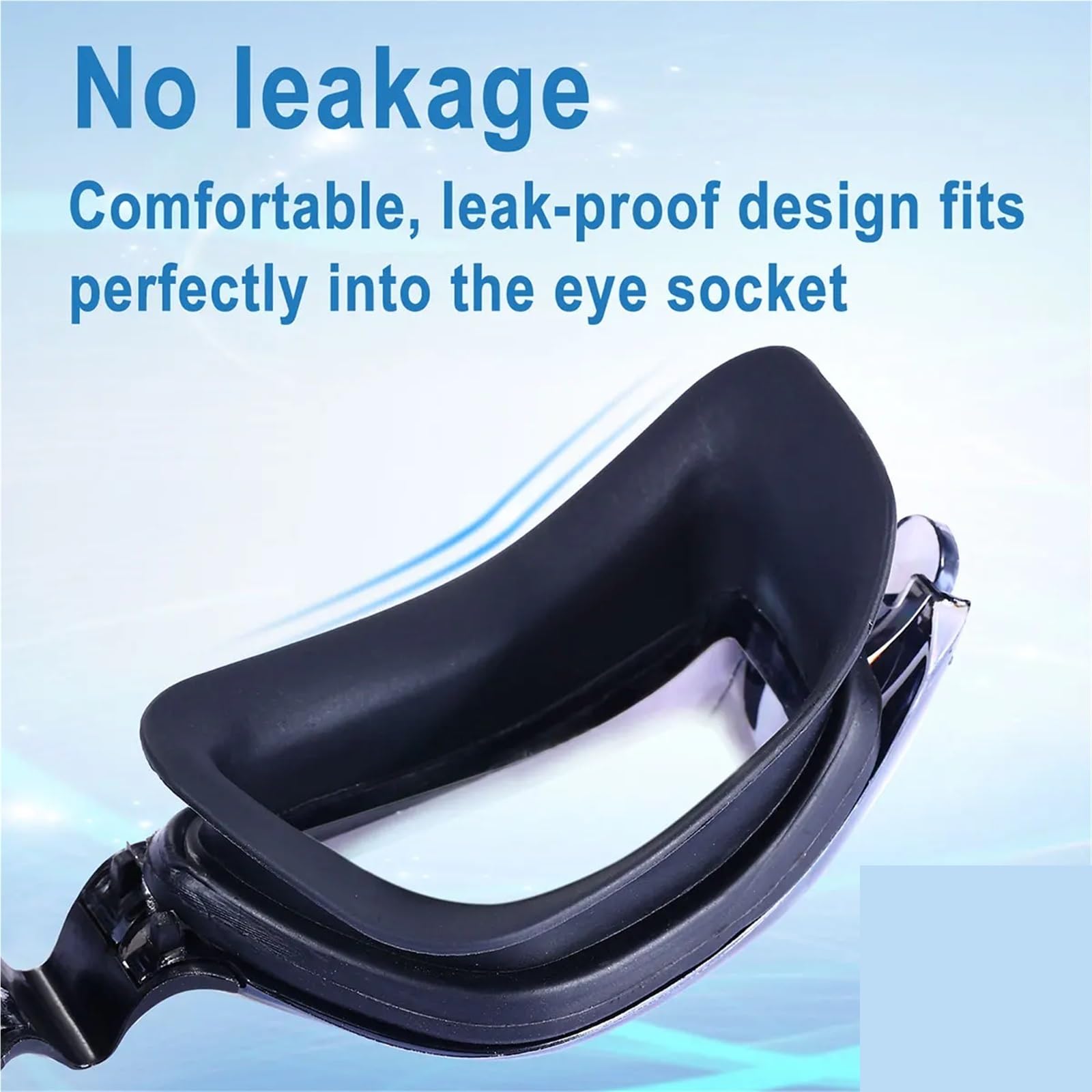 Occhialini da Nuoto Occhialini da Nuoto Professionali for Adulti con Lenti antiappannamento for Uomo e Donna, Impermeabili, Regolabili, in Silicone per Adulti Adolescenti