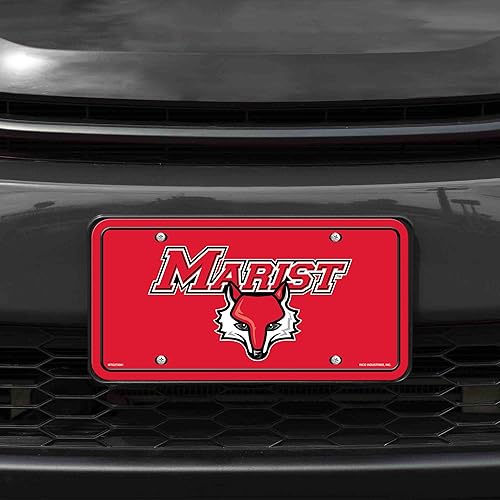 Miniatura 26 de NCAA etiqueta de metal para auto, negro