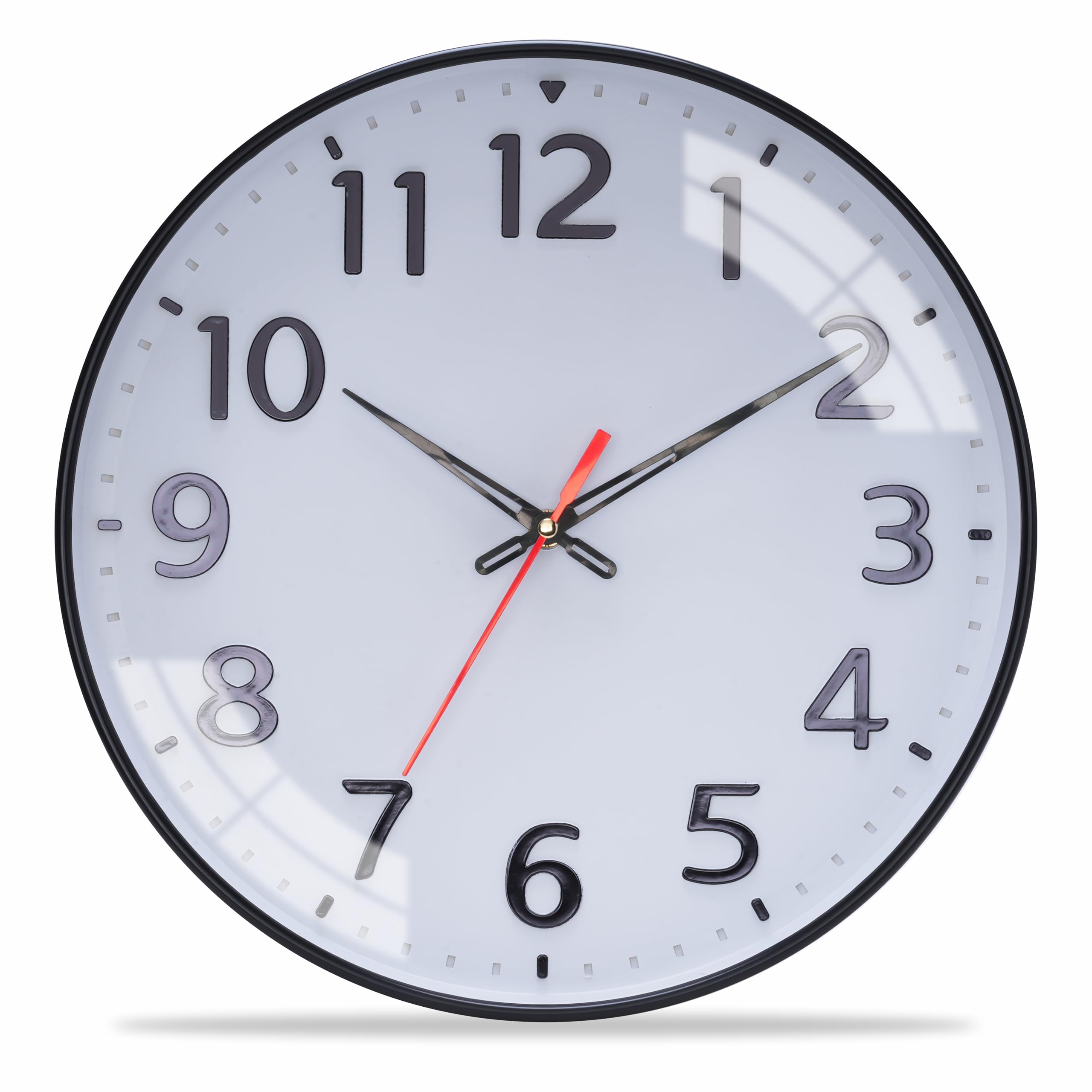 Wazdorf Wall Clock Silent .Quartz Decorative Latest Wall Clock Non-Ticking Classic Clock Battery Operated Round Easy to Read for Room/Home/Kitchen/Bedroom/Office/School (MK-26, 12") (B0CZ77M7NQ) Amazon Price History, Amazon Price Tracker