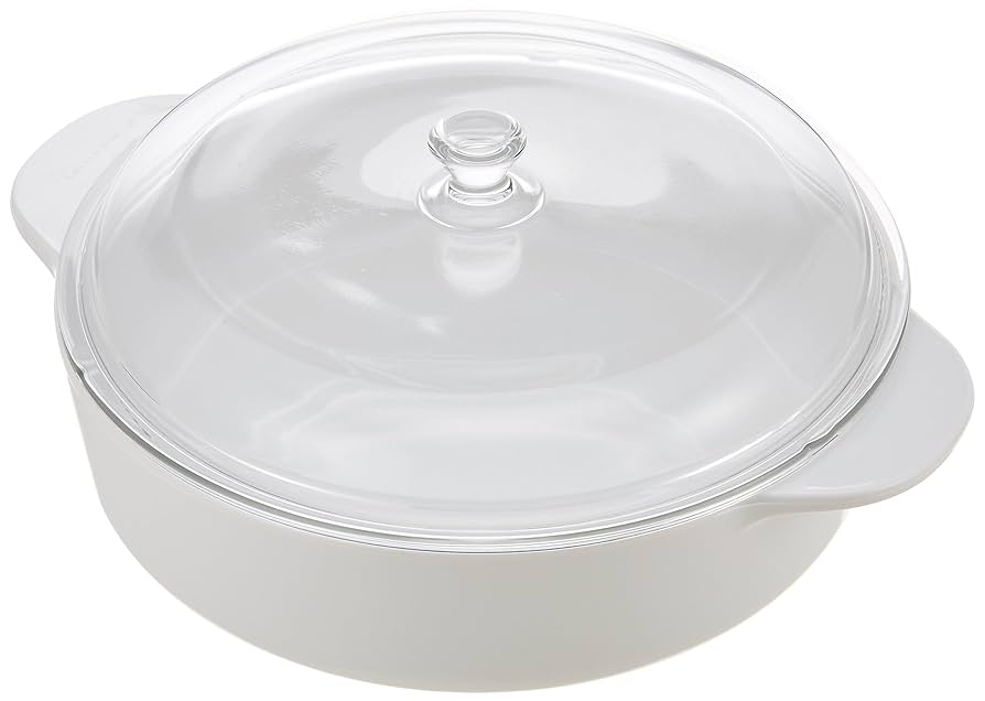 Luminarc.ヴィトロホワイト、キャセロールポット2.3L.IH Luminarc フランス製 ヴィトロホワイトキャセロールポット2.3L未