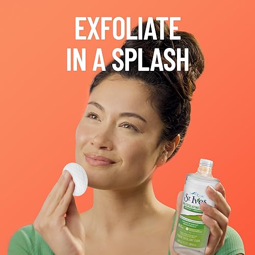 Miniatura 7 de St. Ives Apricot AHA Tónico facial vegano exfoliante, 6.68 onzas líquidas (paquete de 4)