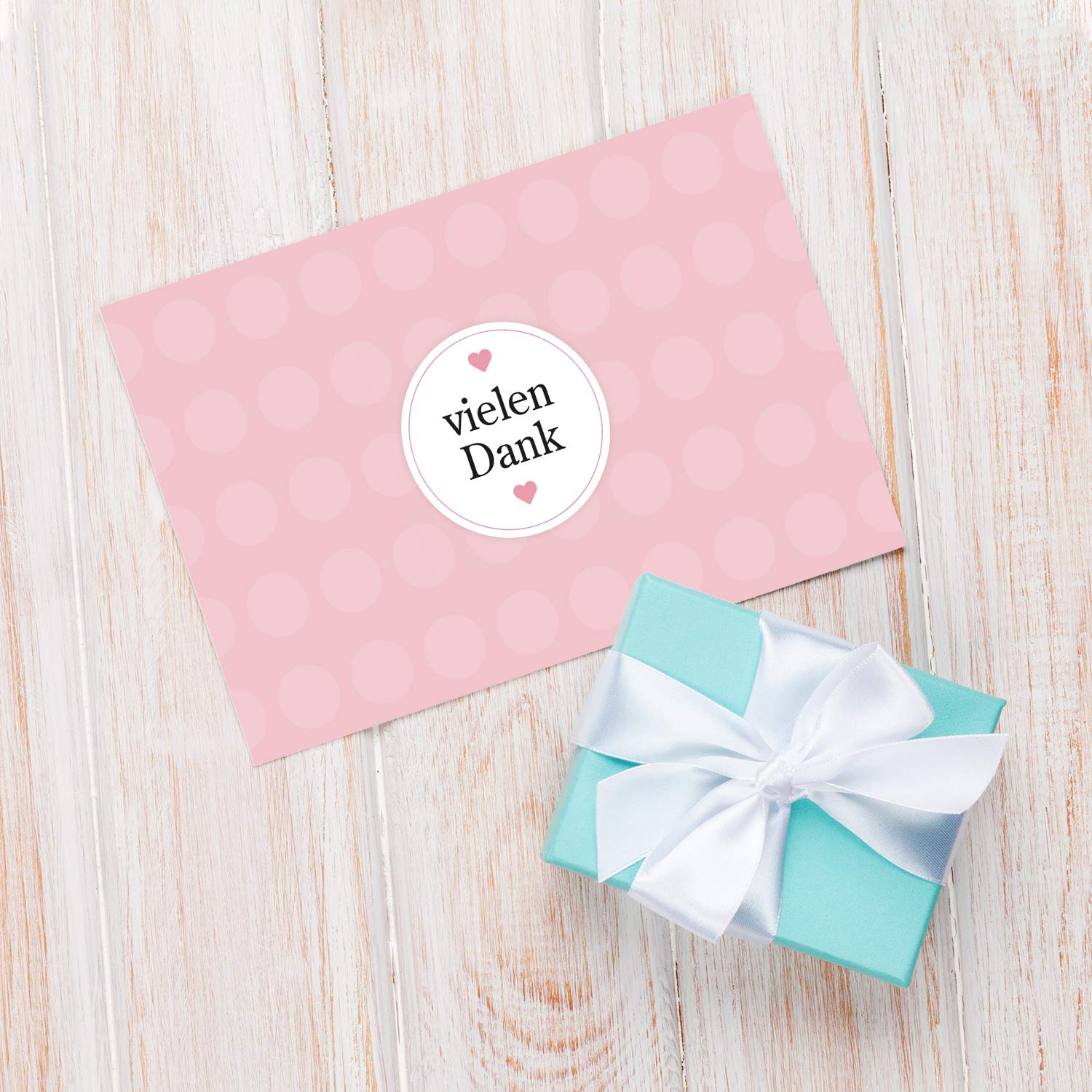 6 Premium Dankeskarten Mit Umschlägen – Klappkarten Für Hochzeit, Geburtstag, Baby & Mehr | 2x3 Set
