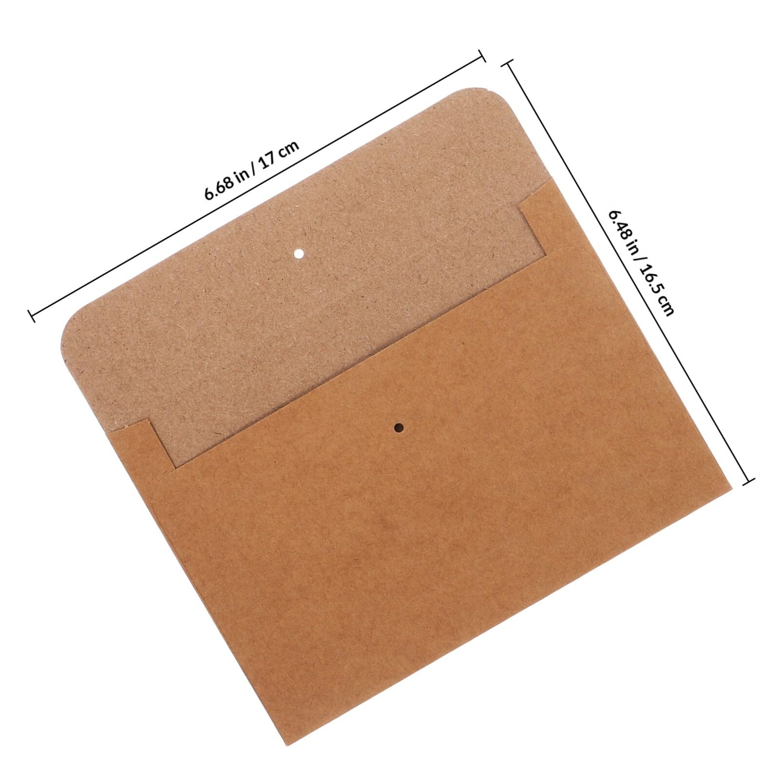 Ciieeo 50 Buste in Carta Kraft con Fiocco Caffè Buste per Biglietti D’auguri Retrò Piccole per Inviti Regali e Shower Eleganti e Multifunzionali
