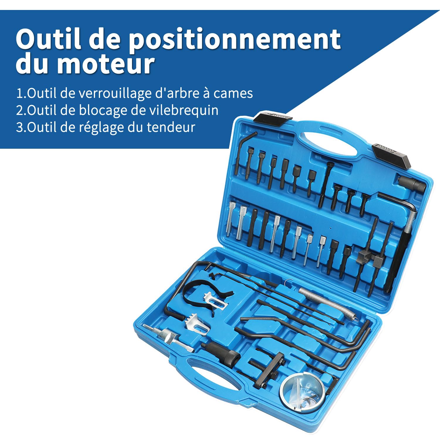 DPTOOL Strumento di allineamento Motore, Regolazione Albero a camme e Albero Motore per Peugeot, Citroën, PSA (Diesel e Benzina), Twin TDI, HDI, PSA 4086; Strumenti per Cinghia di distribuzione