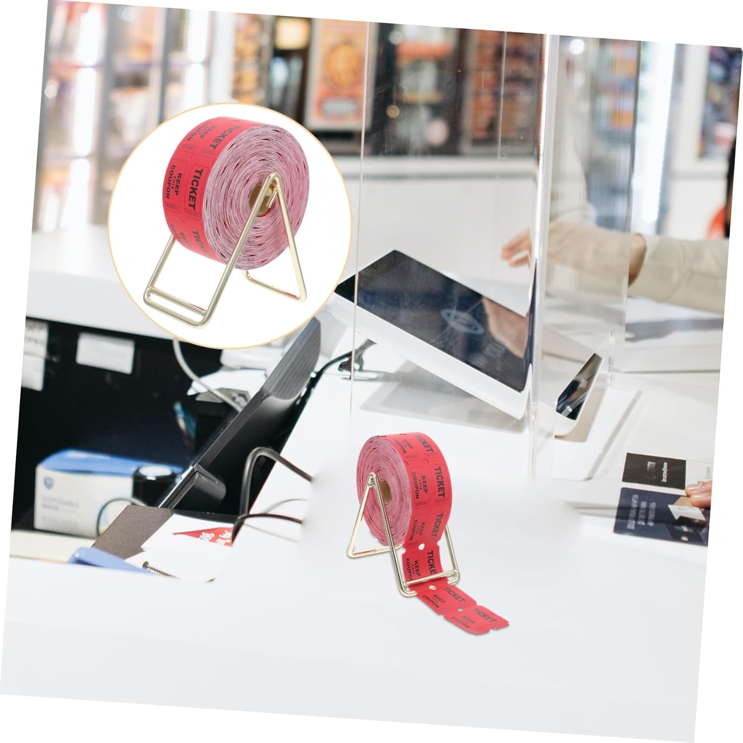 1000pcs Raffle Ticket Set Stand Game Activity Draw Tickets for Carnivals Parties Fundraisers and Events Engaging Design for Christmas Halloween and School Rewards