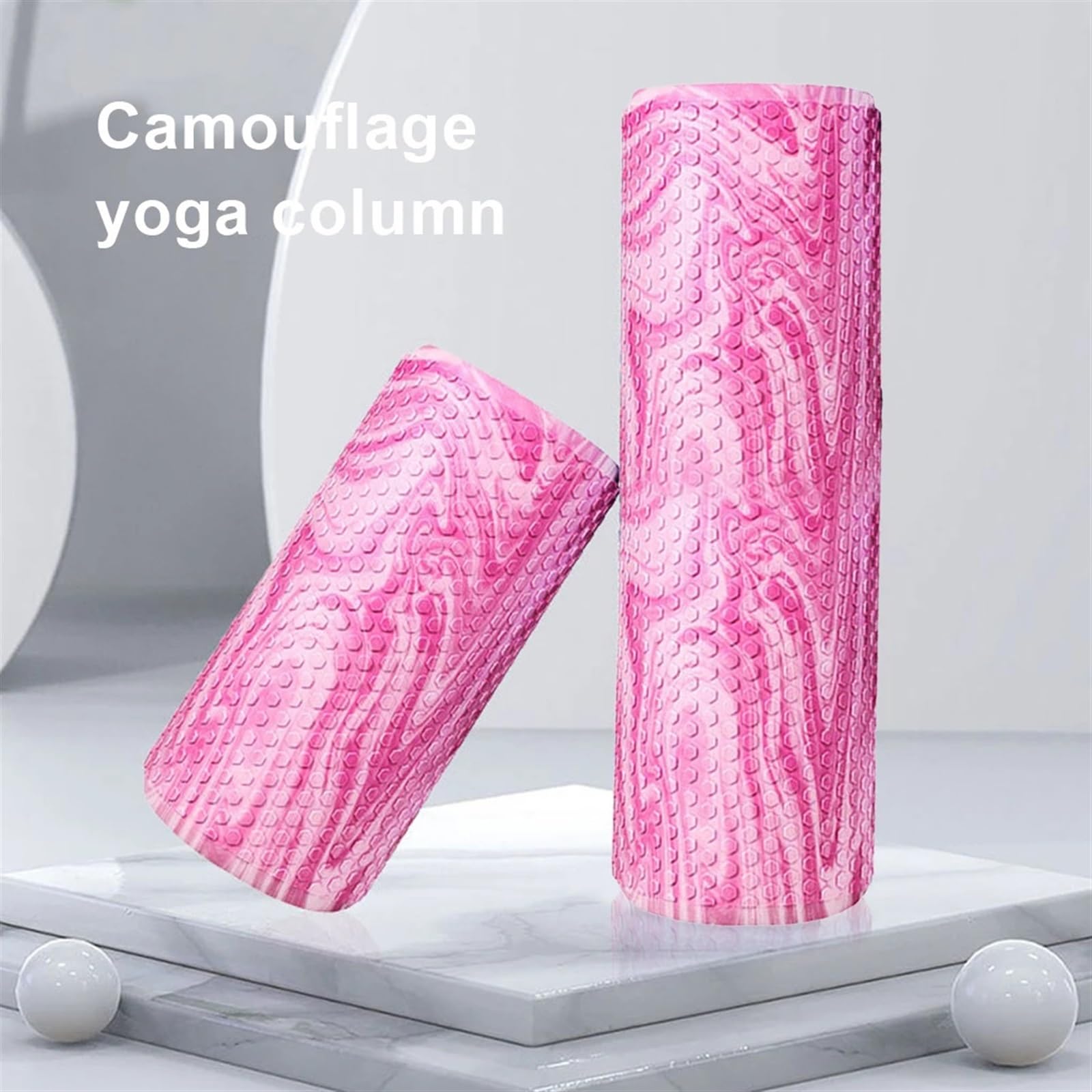Rullo in Schiuma Colonna for Yoga Palestra Massaggio Fitness Asta ad Alta densità Foam Roller(Purple 30 15cm)