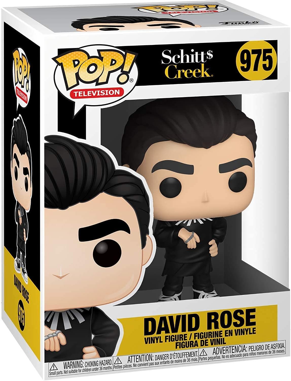 POP Schitt Creek - David Rose Funko Pop! Vinyl Figure (Bundled with Compatible Pop Box Protector Case) Multicolor 3.75 inches
