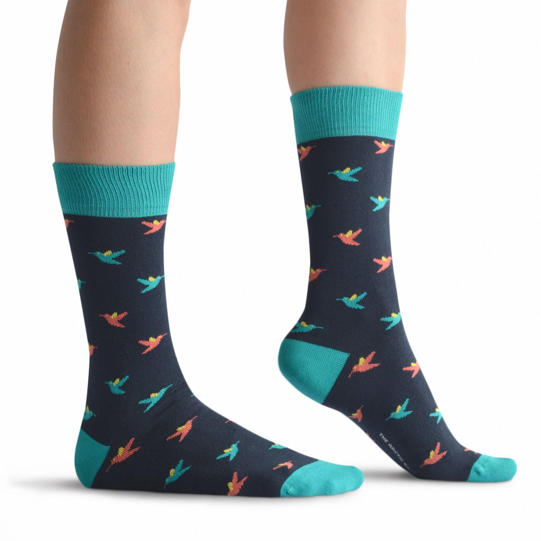 Calcetines de Algodón Orgánico, 4 Pack Deep Blue