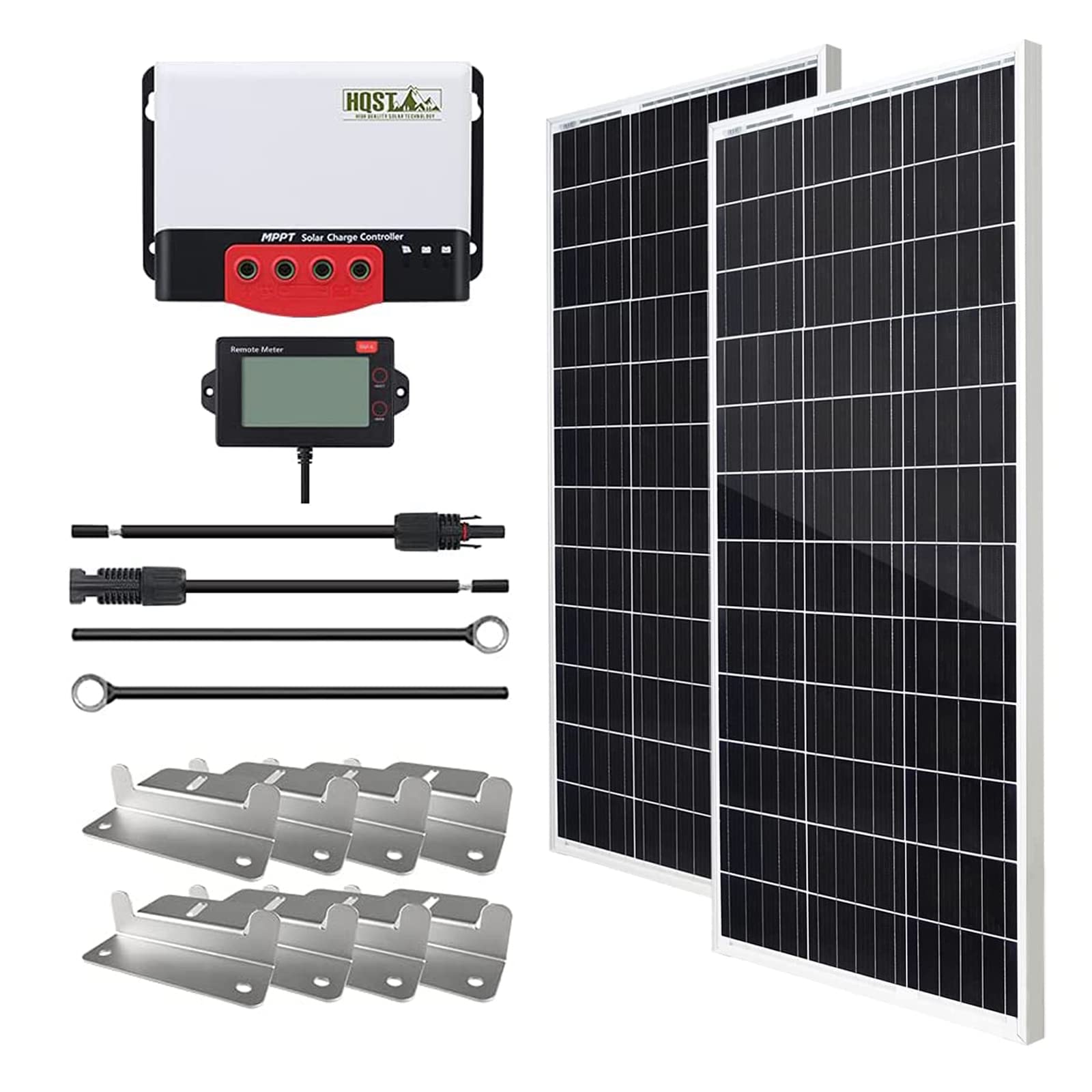 Buy HQST 200 Watt 12 Volt Monocrystalline Solar Panel Kit with 20A MPPT