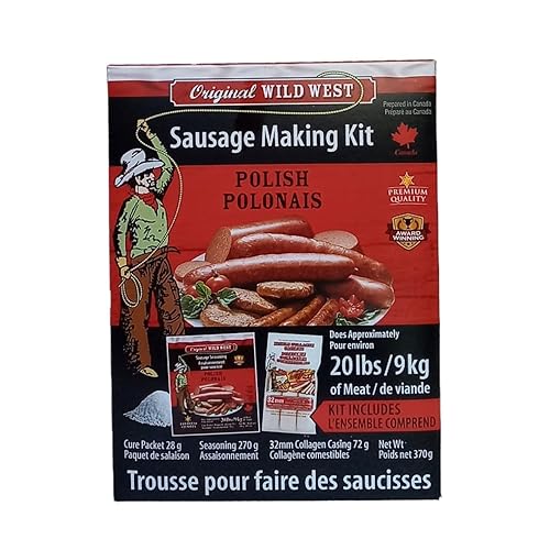 Miniatura 4 de Original Wild West - Kit de fabricación de salchichas polacas, galardonado y calidad premium