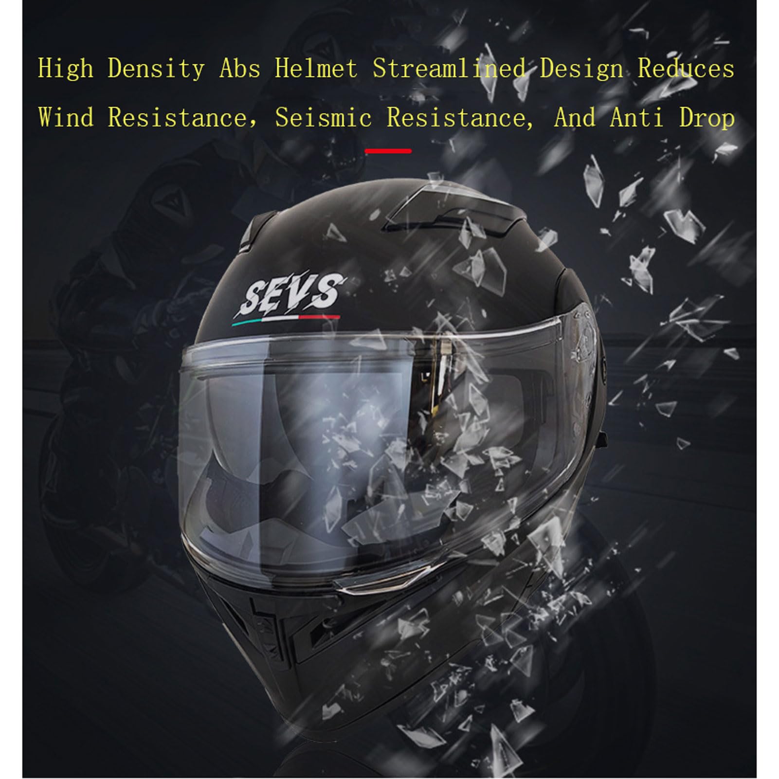 Kask motocyklowy Bluetooth z osłoną przeciwsłoneczną Kask motocyklowy pełnotwarzowy z homologacją DOT/ECE, kask motocyklowy dla dorosłych Kask motocyklowy modułowy (C L)