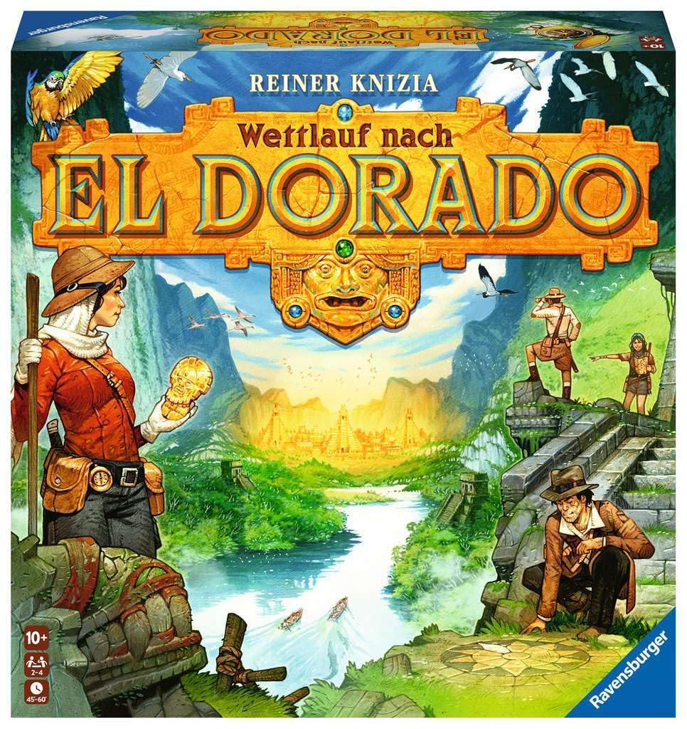 Ravensburger 27457 - Race to El Dorado, gioco di strategia, gioco per adulti e bambini dai 10 anni in su - gioco tattico adatto a 2-4 giocatori