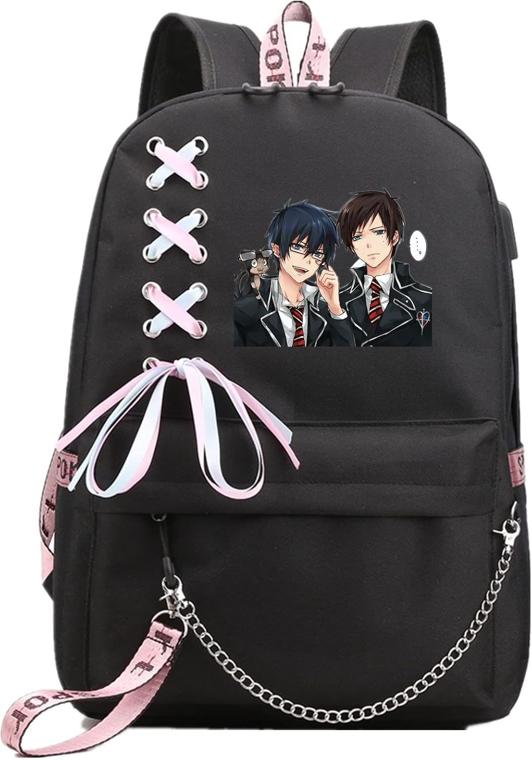 ISaikoy Anime Ao no Exorcist Backpack Shoulder Bag Bookbag Student School Bag Daypack Satchel 14