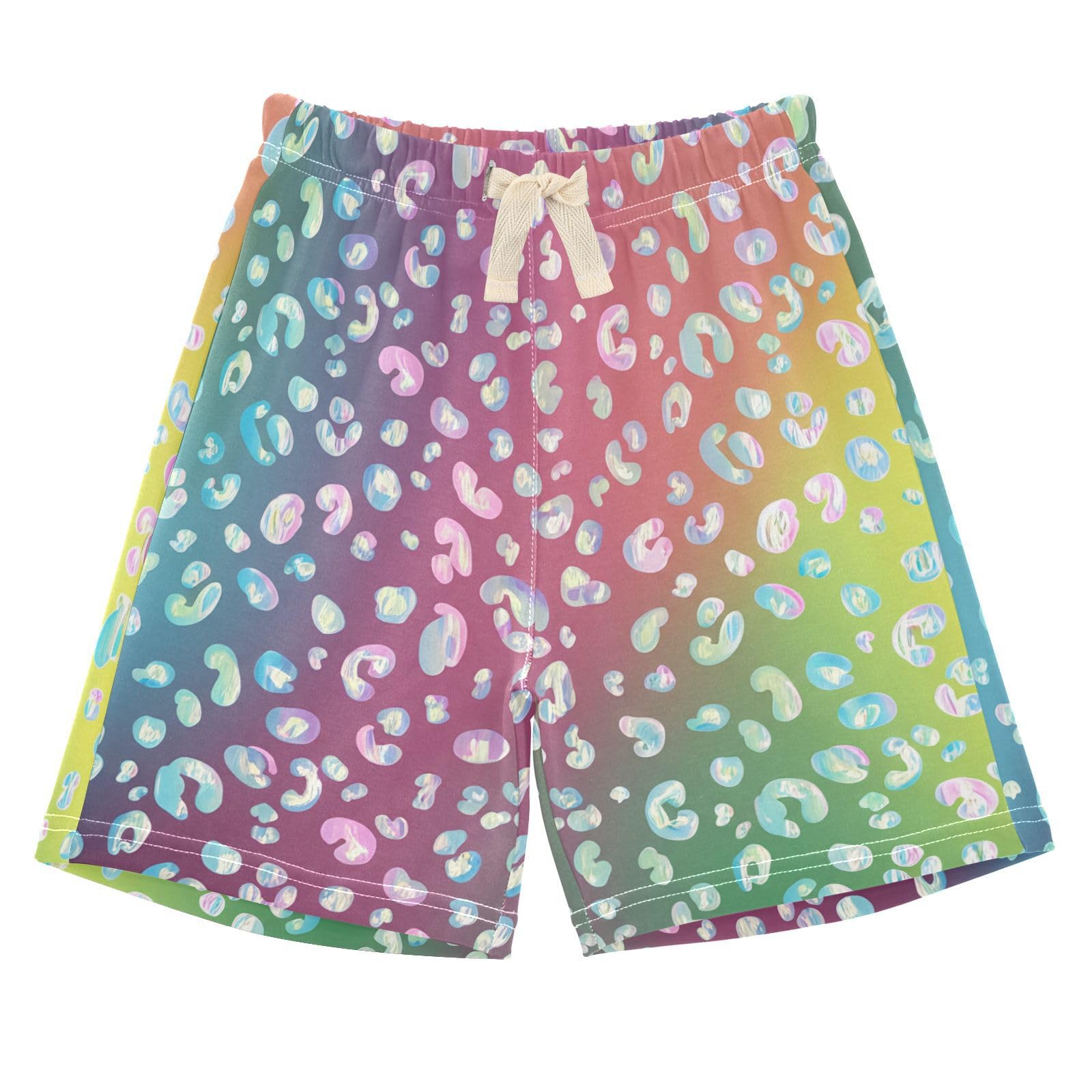 UMIRIKO Baby Shorts Bottoms Pink Green Leopard Cotton Shorts for Boys Girls 5T 202c1720