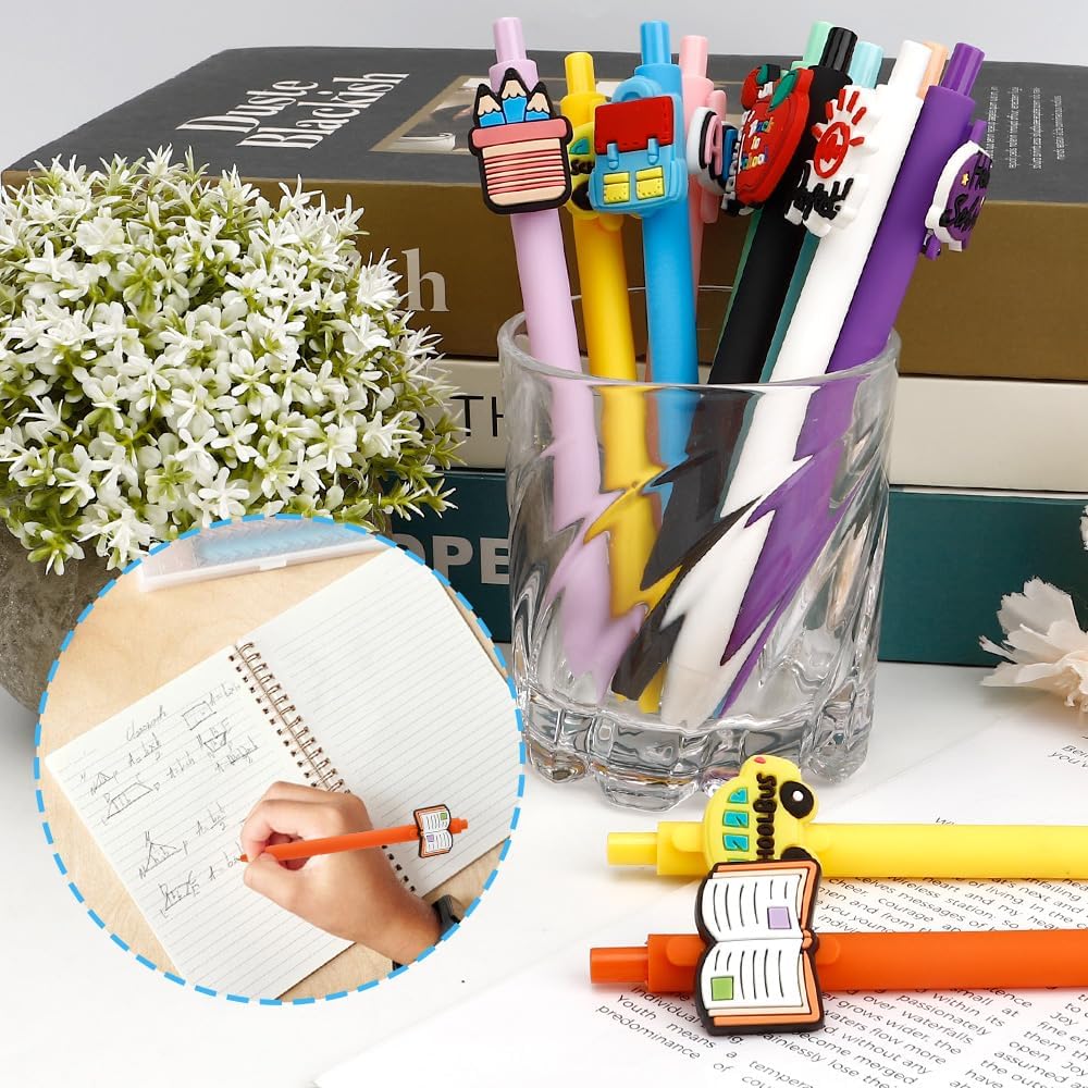 12 PCS Inspirational Multicolor School Supplies Theme Ballpoint Pen, Daily Encouragement for Coworkers, Boss, Employees, Therapists, Ideal for Work, School, Parties, Friends & Personal Motivation image 4