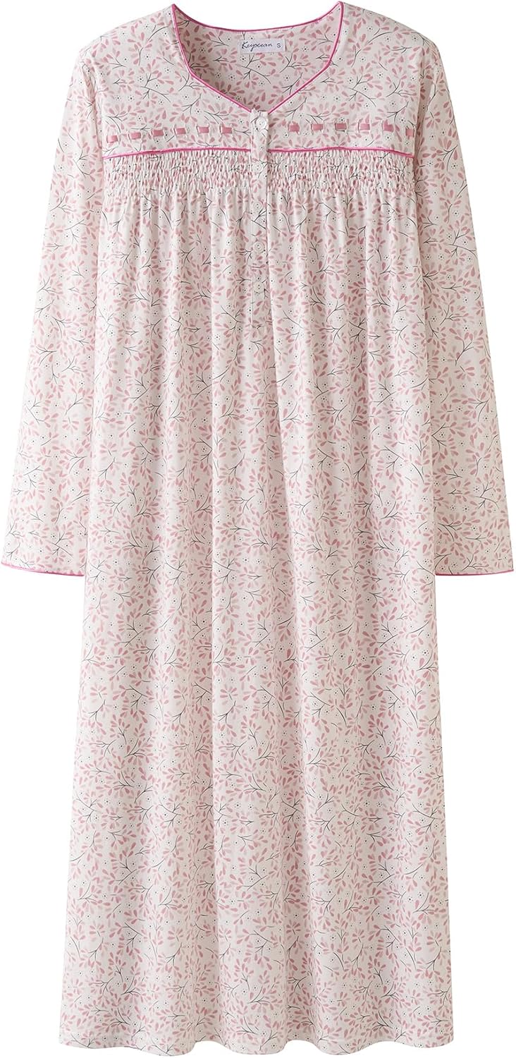 Keyocean Nightgowns for Women, Soft Cotton Comfy Togo Ubuy