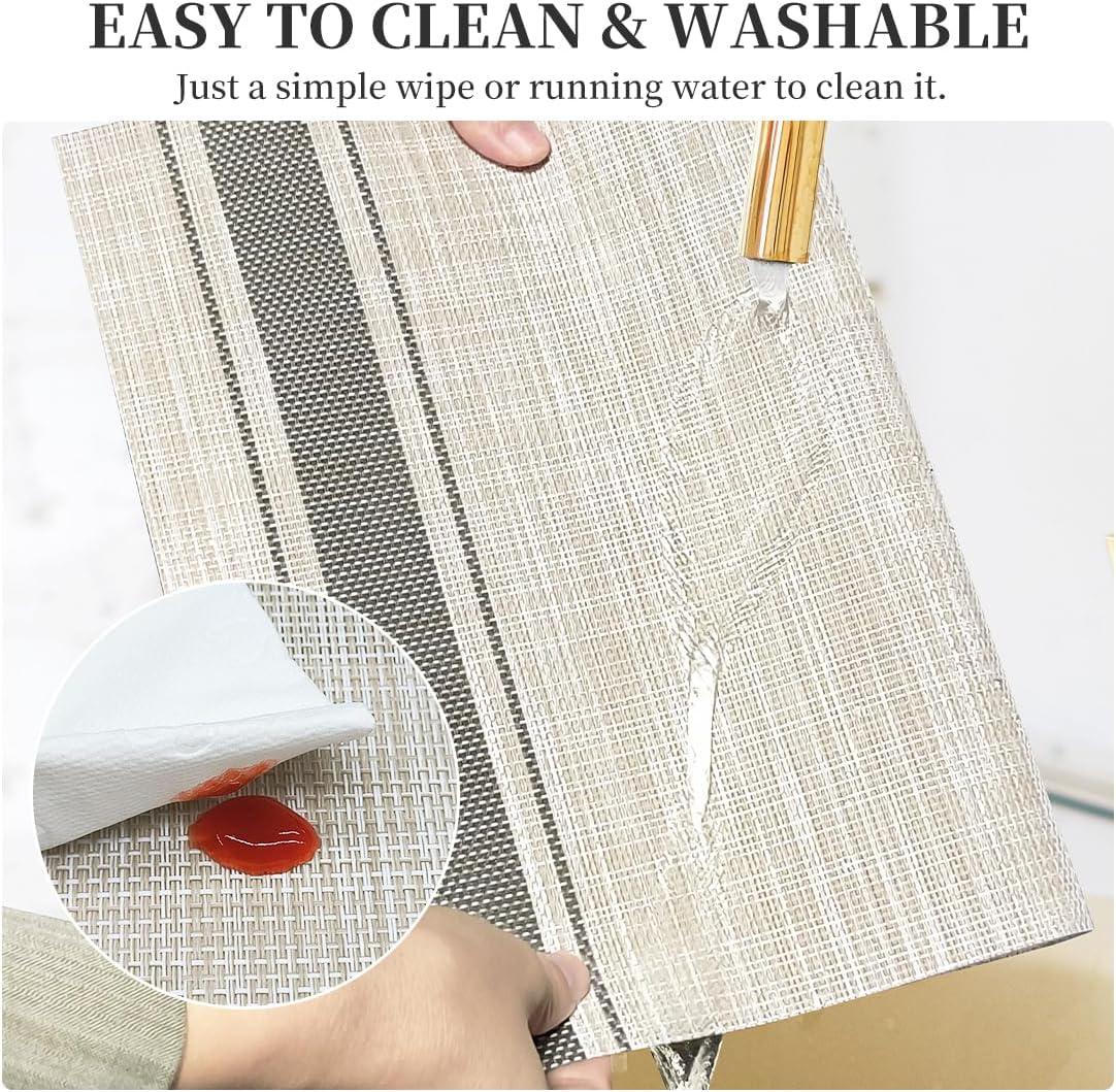 Folkulture Juego De 6 Manteles Individuales Acanalados 100 | Cuotas Sin Interés