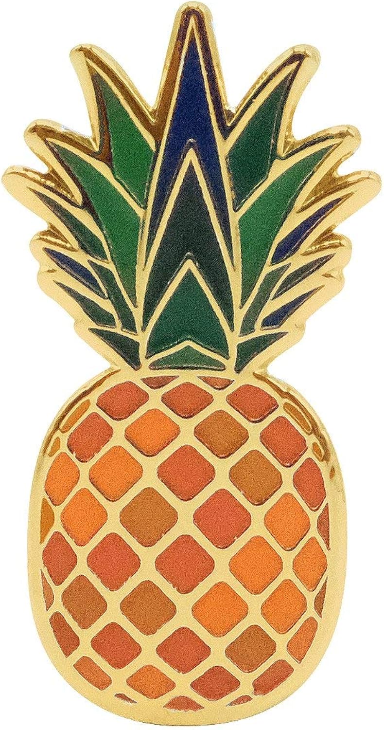 Pineapple Lapel Pin Clothing, Shoes & Jewelry