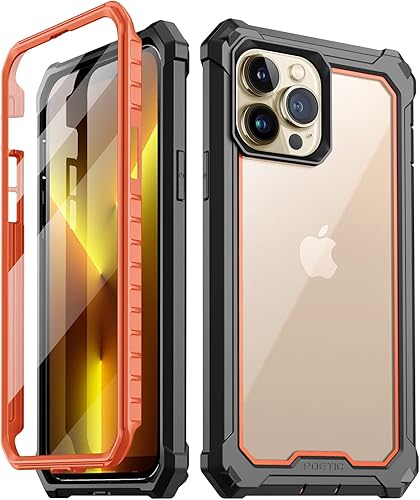 Poetic Guardian Series - Funda diseñada para iPhone 13 Pro Max de 6.7 pulgadas, híbrida de cuerpo completo, a prueba de golpes, con protector de