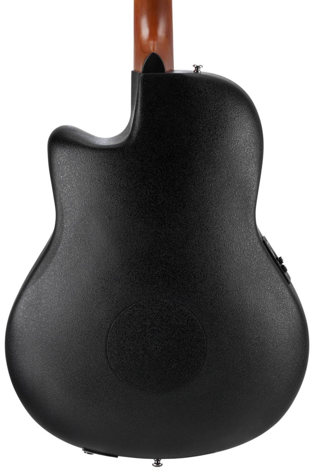 Applause Elite Plus AE44IIP - Chitarra acustica-elettrica a spalla mancante, profondità media, colore: Nero trasparente