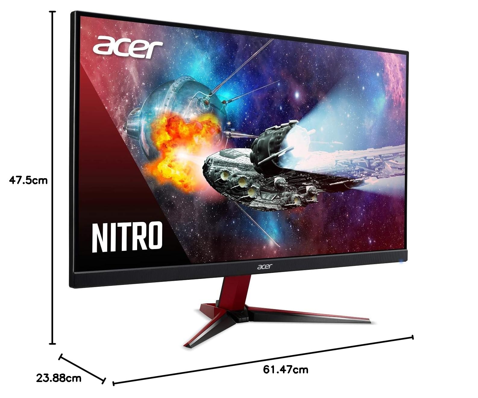 新品未開封 Acer NITRO VG1 VG271Zbmiipx 27インチ Acer Nitro ゲーミングモニター 27インチ フルHD IPS 280Hz 0.5ms