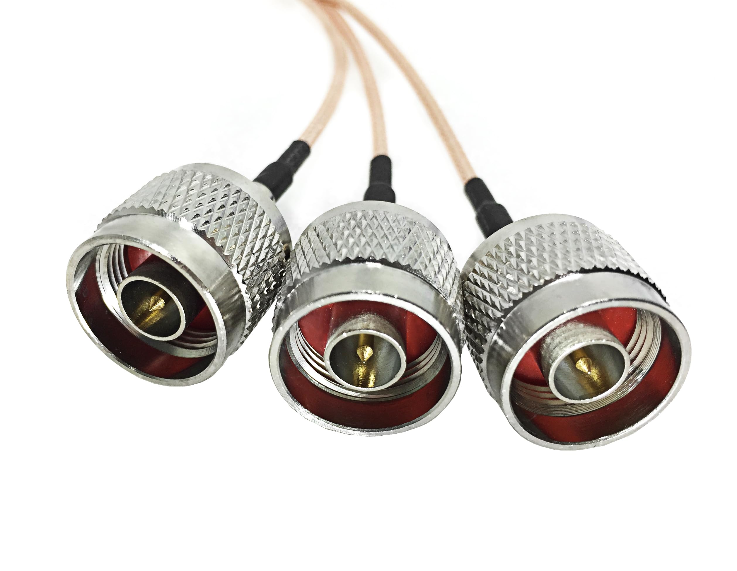 Câble d'extension d'antenne WiFi N mâle à N mâle, 3 pièces, for Coaxial RG316, Options 1 pied/2 pieds/4 pieds/6 pieds(6ft)