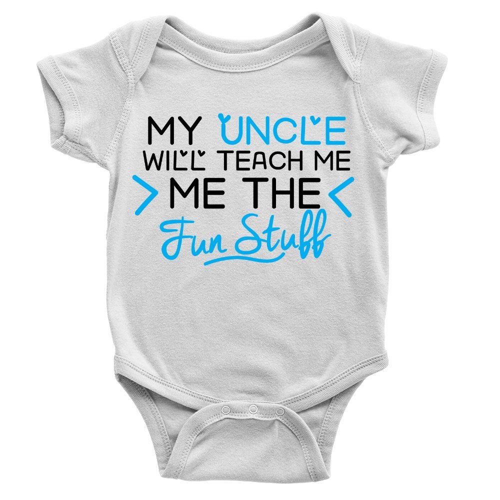 Uncle Will Teach The Fun Stuff Babygrow