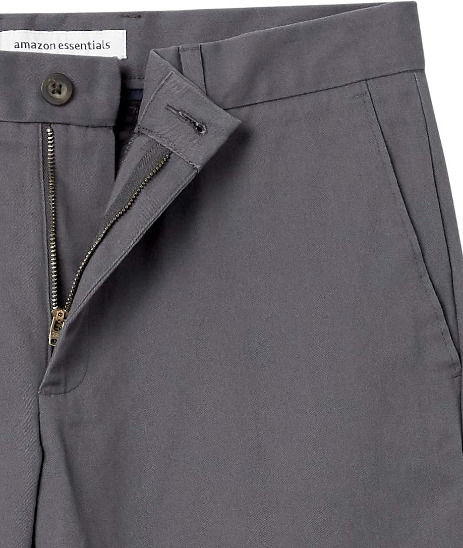 Amazon Essentials Mens SlimFit WrinkleResistant FlatFront Chino Pant Amazon.ca Clothing
