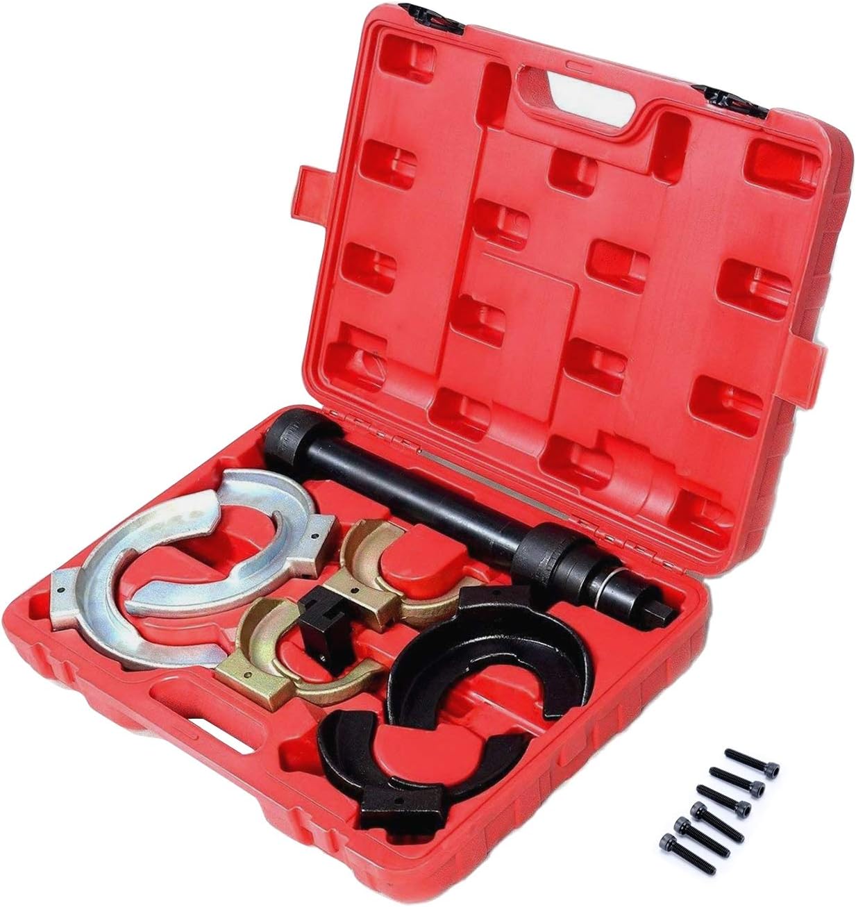 McPherson spring compressor, strut suspension, strut systems suspension compressor, suspension, spring shock absorber for McPherson BNW