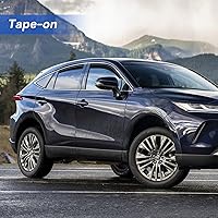 Vista 197 de Viseras de ventana in-Channel, protectores contra la lluvia para 2011-2023 Dodge Charger, visores de ventilación de ventana con deflectores