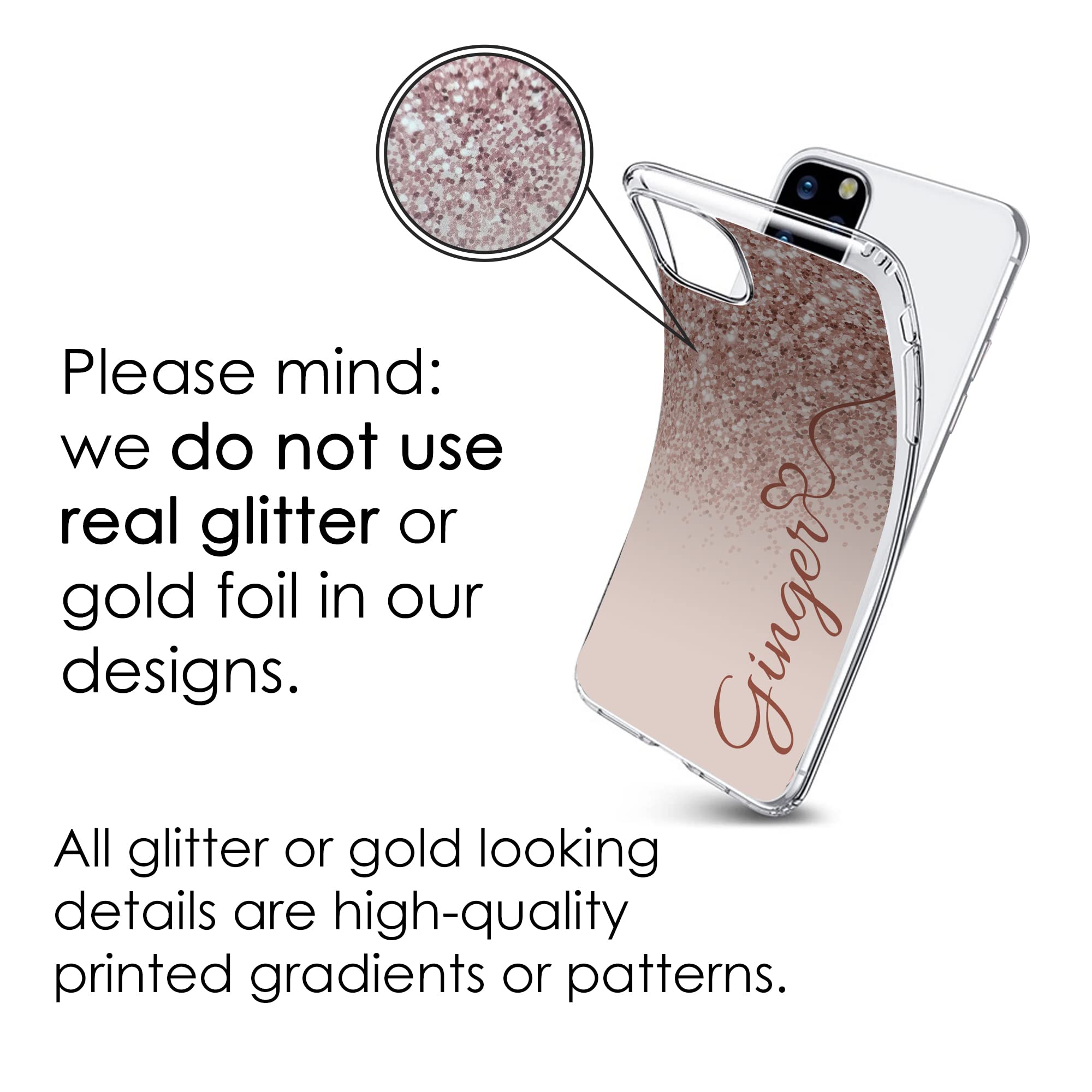 Funda De Teléfono De Mármol, Regalo Personalizado, Nombre Inicial - Foto 7