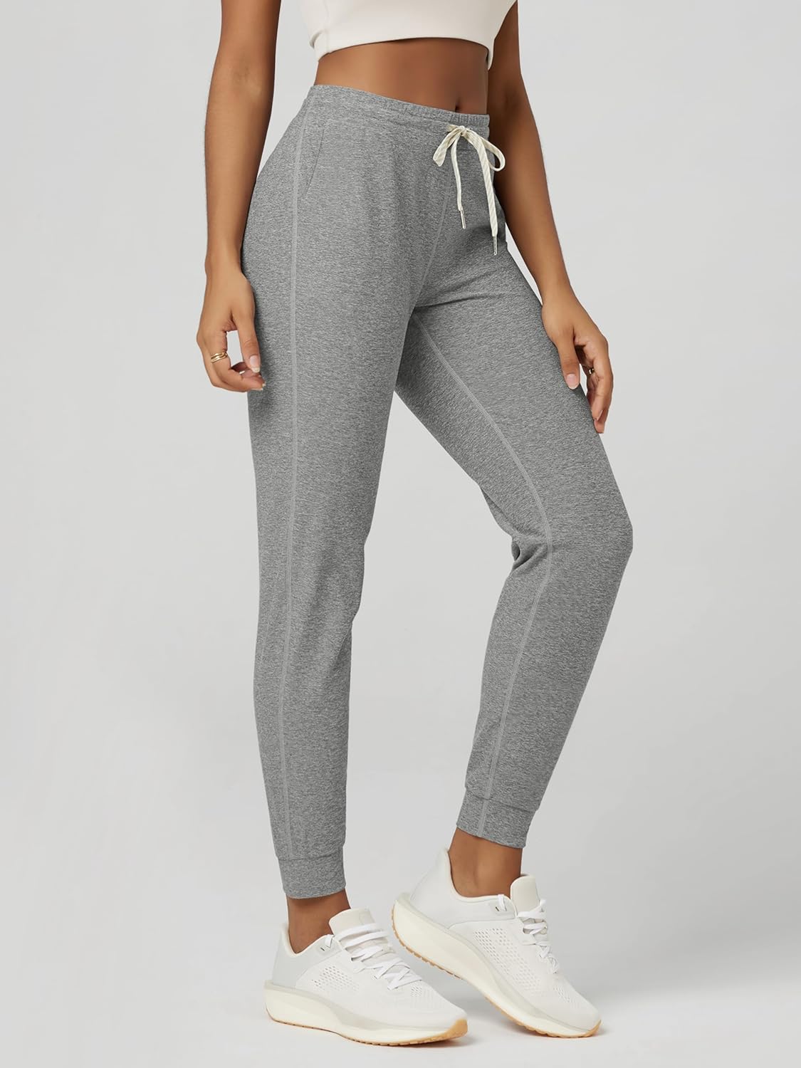 ODODOS Women's Performance Joggers - Ultra Soft odSTRATUM Tech Sweatpants Adjustable Mid Rise Pants with Pockets - Image 3