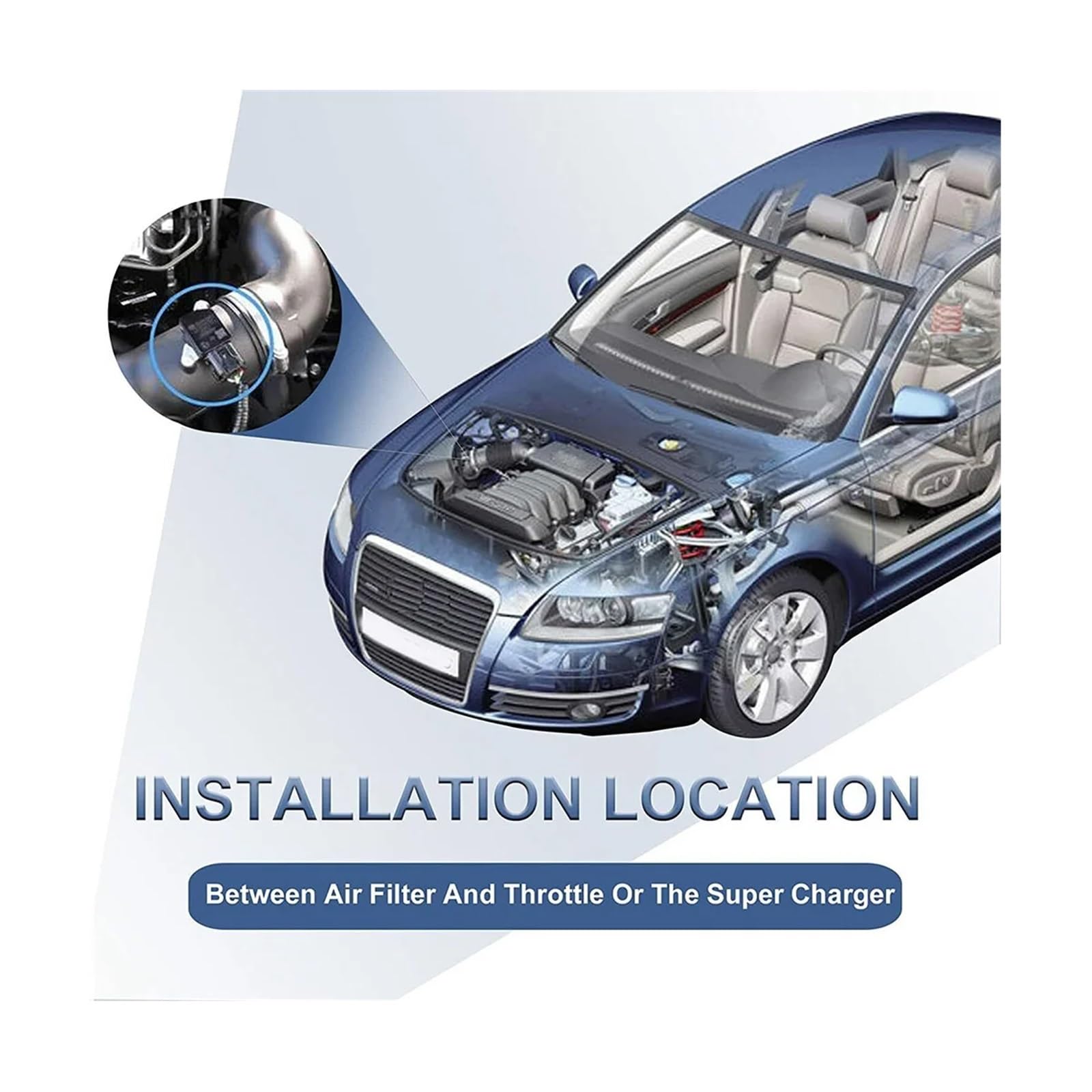 Para Kia para Rio 1.5L 1.6L 2001-2005 74-10054 5WK9625 0K32A13210 MAF medidor Sensor flujo aire masivo Juegos de Flujo de Aire Masivo MAF