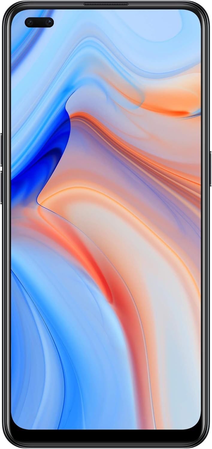 OPPO Reno4 5G Dual-SIM 128GB ROM + 8GB RAM (GSM Only | No CDMA) Factory Unlocked Android Smartphone (Galactic Blue) - International Version