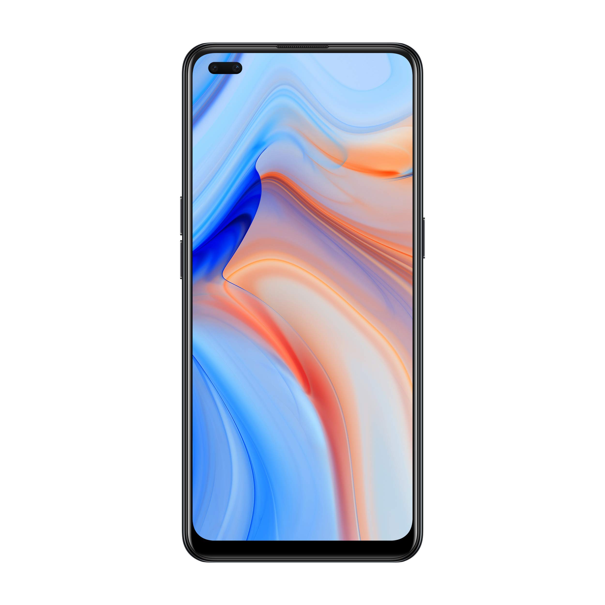 OPPO Reno4 Smartphone 5G, 183g, Display 6.4" FHD+ AMOLED, 3 Fotocamere 48MP, RAM 8GB + ROM 128GB non Espandibile, Batteria 4025mAh, Ricarica SuperVOOC 65W, Dual Sim, [Versione Italiana], Space Black