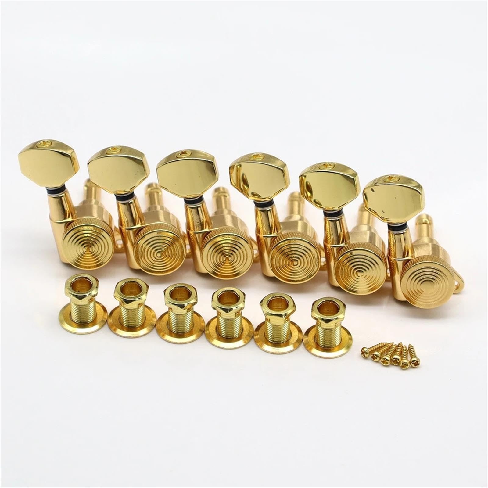 For JIN ho 6R Guitar Locking Tuners Guitar machine head for JN-07 SP Black/Chrome/Black Nickel/Gold(6R Gold)